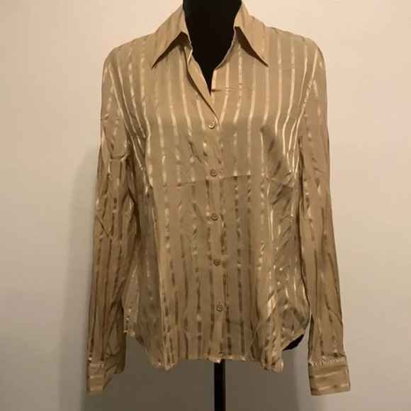 ESCADA SPORT Vintage Sheer Button Down Shirt‎ - Picture 1 of 10
